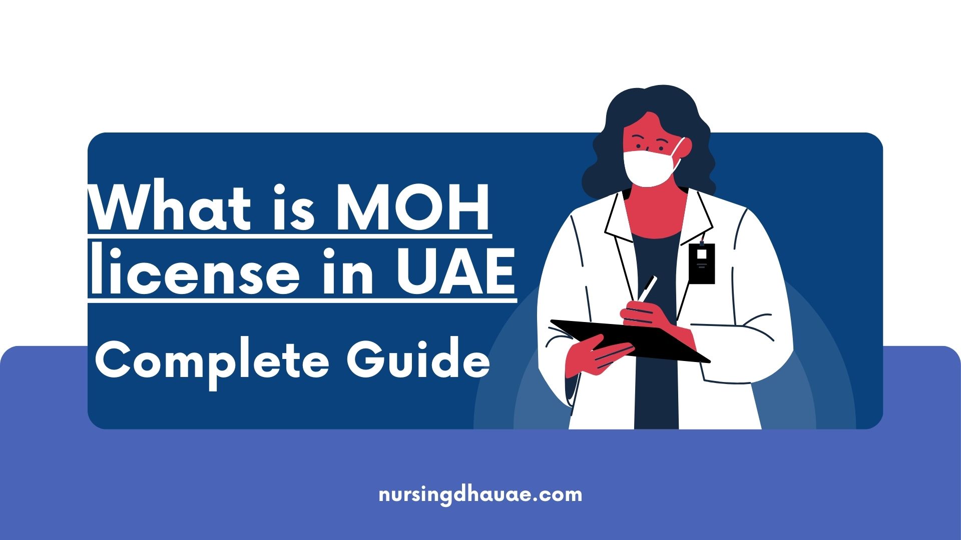 What is MOH license in UAE